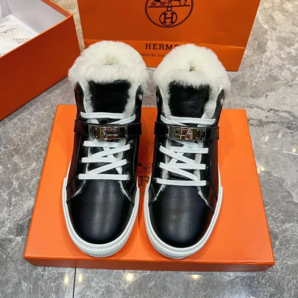 Зимние высокие кеды HERMES — фото 2