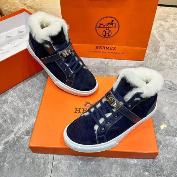 Зимние высокие кеды HERMES
