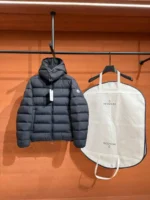 Мужская куртка Moncler тёмно-синего цвета, артикул 348350 — фото 3