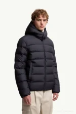 Мужская куртка Moncler тёмно-синего цвета, артикул 348350 — фото 5