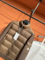 Мужская куртка Moncler коричневого цвета, артикул 348354 — фото 5