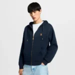 Мужская кофта на молнии Louis Vuitton тёмно-синего цвета, артикул 348357 — фото 5