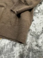 Мужская кофта Loro Piana коричневого цвета, артикул 348360 — фото 7