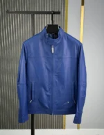 Мужская куртка Loro Piana синего цвета, артикул 348389