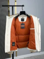 Мужская куртка Zegna кремового цвета, артикул 348408 — фото 3