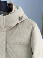 Мужская куртка Zegna кремового цвета, артикул 348408 — фото 5