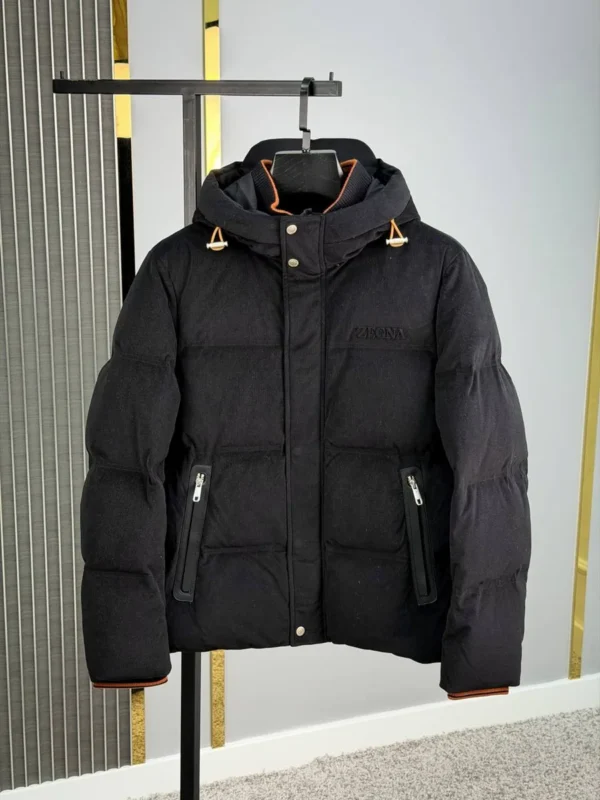 Мужская куртка Zegna чёрного цвета, артикул 348409