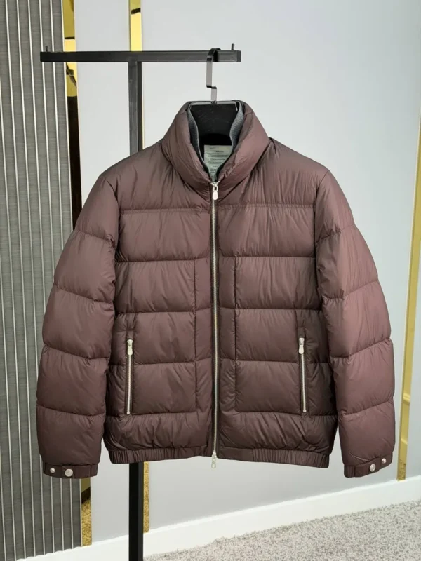 Мужская куртка Brunello Cucinelli коричневого цвета, артикул 348416