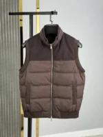 Мужская безрукавка Brunello Cucinelli коричневого цвета, артикул 348422