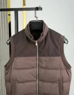 Мужская безрукавка Brunello Cucinelli коричневого цвета, артикул 348422 — фото 4