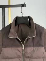 Мужская безрукавка Brunello Cucinelli коричневого цвета, артикул 348422 — фото 5