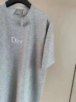 Мужская футболка Dior серого цвета, артикул 348633 — фото 5