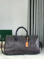 Мужская дорожная сумка Goyard тёмно-синего цвета, артикул 348679