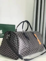 Мужская дорожная сумка Goyard тёмно-синего цвета, артикул 348679 — фото 2
