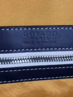 Мужская дорожная сумка Goyard тёмно-синего цвета, артикул 348679 — фото 6