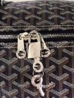 Мужская дорожная сумка Goyard тёмно-синего цвета, артикул 348679 — фото 8