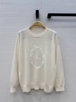 Женский свитшот Loro Piana белого цвета, артикул 348819