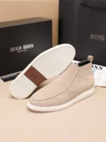 Мужские ботинки Boss бежевого цвета, артикул 348987 — фото 6