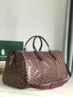 Мужская дорожная сумка Goyard бордового цвета, артикул 348671 — фото 2