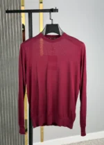 Мужская кофта Loro Piana бордового цвета, артикул 348908