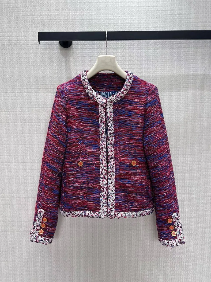348833_1 Женский жакет Chanel бордового цвета, артикул 348833
