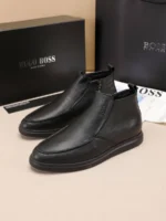 Мужские ботинки Boss чёрного цвета, артикул 348974