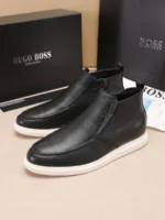 Мужские ботинки Boss чёрного цвета, артикул 348977
