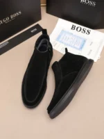 Мужские ботинки Boss чёрного цвета, артикул 348980 — фото 3