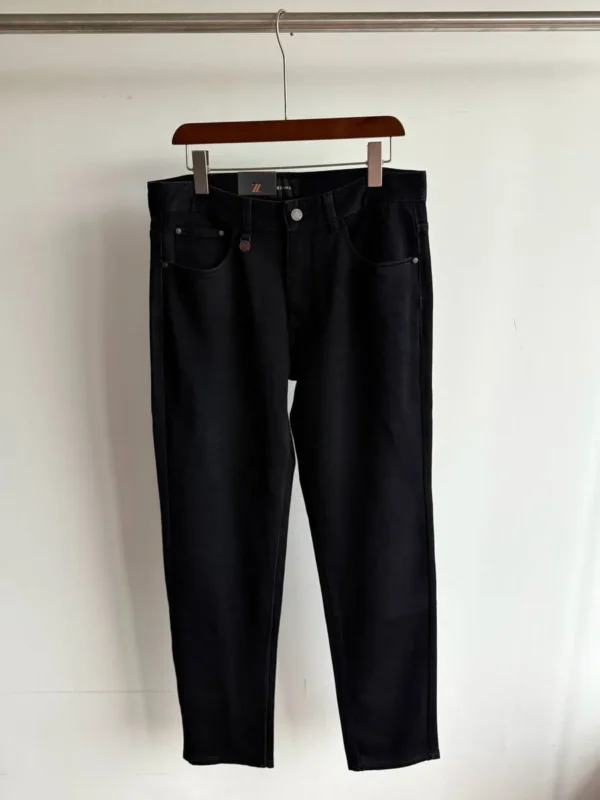 Мужские джинсы Zegna чёрного цвета, артикул 348687
