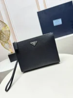 Мужской клатч Prada чёрного цвета, артикул 348748