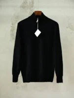 Мужская кофта Brunello Cucinelli чёрного цвета, артикул 348659