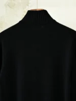 Мужская кофта на молнии Loro Piana чёрного цвета, артикул 348657 — фото 3