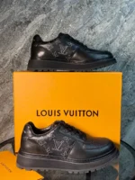 Мужские кроссовки Louis Vuitton чёрного цвета, артикул 348475 — фото 3