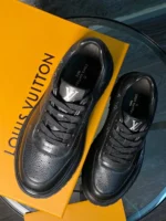 Мужские кроссовки Louis Vuitton чёрного цвета, артикул 348475 — фото 4