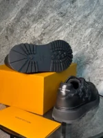 Мужские кроссовки Louis Vuitton чёрного цвета, артикул 348475 — фото 8