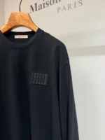 Мужской лонгслив Bottega Veneta чёрного цвета, артикул 348712 — фото 4