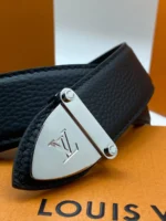 Мужской ремень Louis Vuitton чёрного цвета, артикул 348486 — фото 3