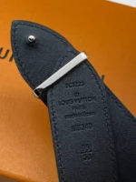 Мужской ремень Louis Vuitton чёрного цвета, артикул 348486 — фото 4