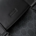 Мужской рюкзак Gucci чёрного цвета, артикул 348740 — фото 8