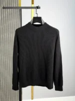 Мужской свитер Zegna чёрного цвета, артикул 348944