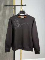Мужской свитшот Hermes чёрного цвета, артикул 348931