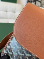 Мужская сумка мессенджер Goyard чёрного цвета, артикул 348667 — фото 6