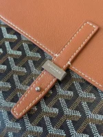 Мужская сумка мессенджер Goyard чёрного цвета, артикул 348667 — фото 7