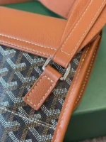 Мужская сумка мессенджер Goyard чёрного цвета, артикул 348667 — фото 8