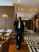 Женский спортивный костюм Chanel чёрного цвета, артикул 348444 — фото 3