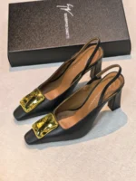 Женские туфли GIUSEPPEB ZANOTTI чёрного цвета, артикул 348803