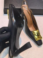 Женские туфли GIUSEPPEB ZANOTTI чёрного цвета, артикул 348803 — фото 5