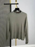 Мужская кофта Loro Piana цвета хаки, артикул 348964