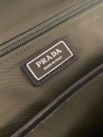 Мужской рюкзак Prada цвета хаки, артикул 348737 — фото 9