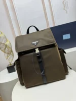 Мужской рюкзак Prada цвета хаки, артикул 348743